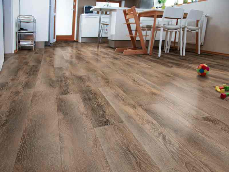 Waterproof laminate flooring Austin brown