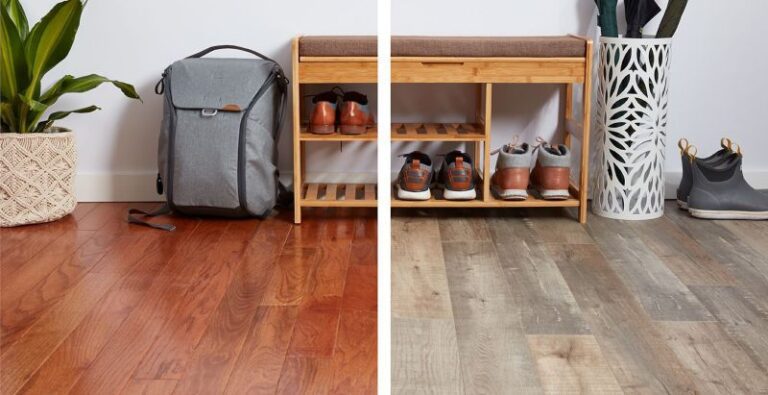 Hardwood vs. laminate flooring